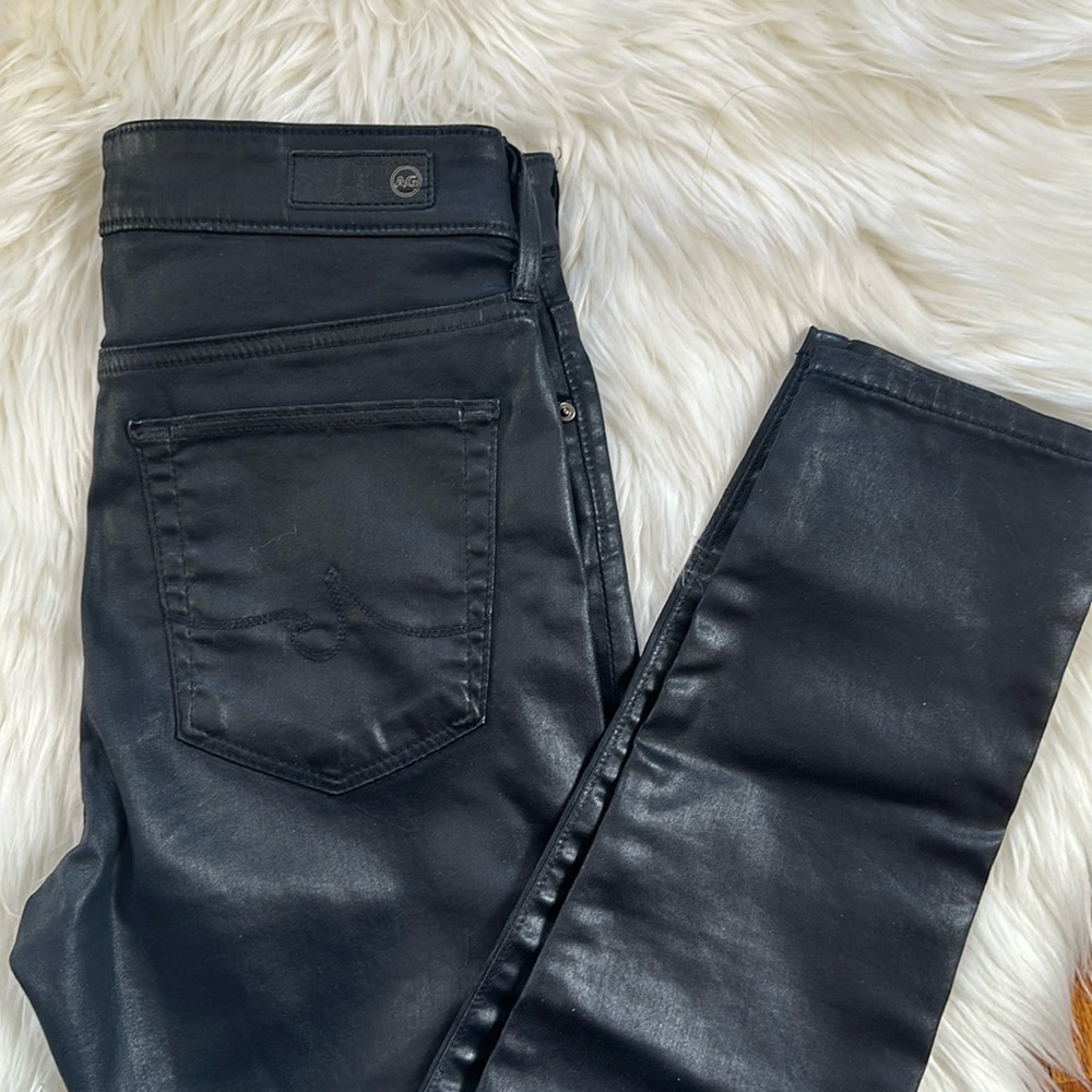 Adriano Goldschmied Navy The Farrah Skinny Ankle Pant Size 27